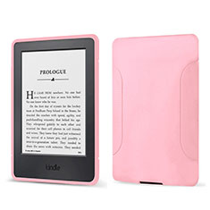 Amazon Kindle 6 inch用360度 フルカバー極薄ソフトケース シリコンケース 耐衝撃 全面保護 バンパー Amazon ピンク