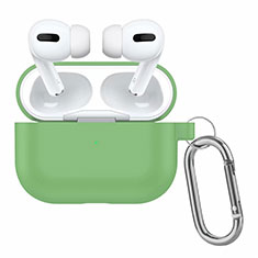 シリコン ケース 紛失防止 ズ用 AirPods Pro 充電ボックス アップル グリーン