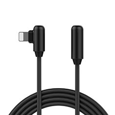 Apple iPad 10.2 (2020)用USBケーブル 充電ケーブル D22 アップル ブラック