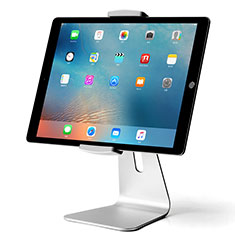 Apple iPad Air 10.9 (2020)用スタンドタイプのタブレット ホルダー ユニバーサル T24 アップル シルバー