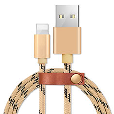 Apple iPad Air 2用USBケーブル 充電ケーブル L05 アップル ゴールド