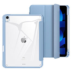Apple iPad Air 4 10.9 (2020)用手帳型 レザーケース スタンド カバー H02 アップル ネイビー