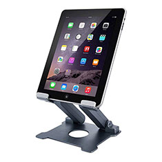 Apple iPad Mini 3用スタンドタイプのタブレット クリップ式 フレキシブル仕様 K18 アップル ダークグレー