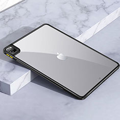 Apple iPad Pro 11 (2022)用ハイブリットバンパーケース クリア透明 プラスチック カバー アップル ブラック