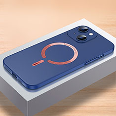 Apple iPhone 13用ハードケース プラスチック 質感もマット カバー Mag-Safe 磁気 Magnetic QC1 アップル ネイビー
