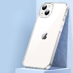 Apple iPhone 14用極薄ソフトケース シリコンケース 耐衝撃 全面保護 クリア透明 A01 アップル クリア