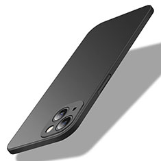 Apple iPhone 14用ハードケース プラスチック 質感もマット カバー M02 アップル ブラック