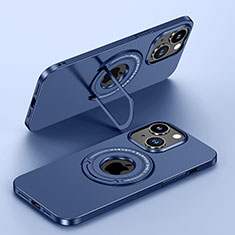 Apple iPhone 14用ハードケース プラスチック 質感もマット カバー Mag-Safe 磁気 Magnetic JB1 アップル ネイビー