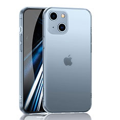 Apple iPhone 14用極薄ソフトケース シリコンケース 耐衝撃 全面保護 クリア透明 C02 アップル クリア