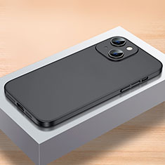 Apple iPhone 14用ハードケース プラスチック 質感もマット カバー QC1 アップル ブラック