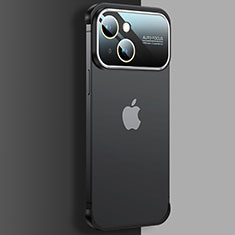 Apple iPhone 14用ハードカバー クリスタル クリア透明 QC4 アップル ブラック