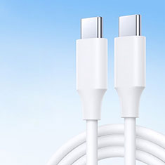 Apple iPhone 15用Type-C USB-C to Type-C USB-C アクティブ変換ケーブルアダプタ 60W H04 アップル ホワイト