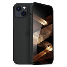 Apple iPhone 15用極薄ソフトケース シリコンケース 耐衝撃 全面保護 S05 アップル ブラック