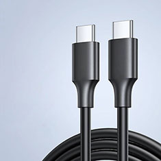 Apple iPhone 15 Plus用Type-C USB-C to Type-C USB-C アクティブ変換ケーブルアダプタ 60W H04 アップル ブラック