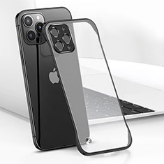 Apple iPhone 15 Pro用ハードカバー クリスタル クリア透明 H05 アップル ブラック