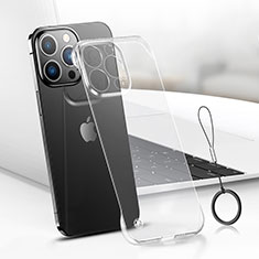 Apple iPhone 15 Pro用ハードカバー クリスタル クリア透明 H03 アップル クリア