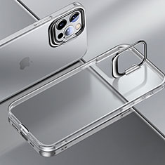 Apple iPhone 15 Pro用極薄ケース クリア透明 プラスチック 質感もマットU08 アップル ホワイト