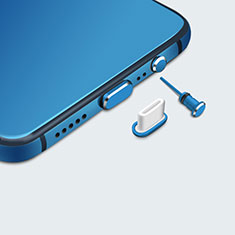 Apple iPhone 15 Pro用アンチ ダスト プラグ キャップ ストッパー USB-C Android Type-Cユニバーサル H05 アップル ネイビー
