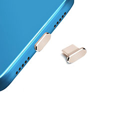 Apple iPhone 15 Pro用アンチ ダスト プラグ キャップ ストッパー USB-C Android Type-Cユニバーサル H14 アップル ゴールド