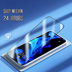 Apple iPhone 15 Pro用強化ガラス フル液晶保護フィルム F07 アップル ブラック