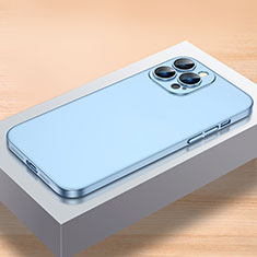 Apple iPhone 15 Pro Max用ハードケース プラスチック 質感もマット カバー QC1 アップル ブルー
