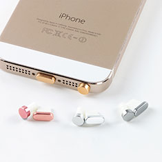 Apple iPhone 5C用アンチ ダスト プラグ キャップ ストッパー Lightning USB J05 アップル ホワイト