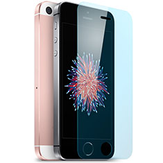 Apple iPhone 5S用アンチグレア ブルーライト 強化ガラス 液晶保護フィルム B02 アップル ネイビー
