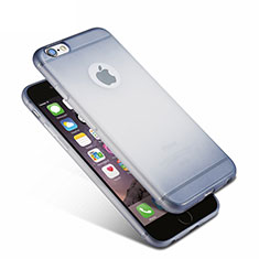 Apple iPhone 6用極薄ソフトケース グラデーション 勾配色 クリア透明 G01 アップル ネイビー