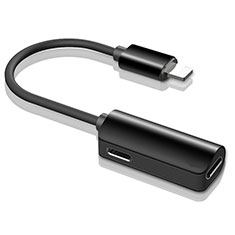 Apple iPhone 6S用Lightning USB 変換ケーブルアダプタ H01 アップル ブラック