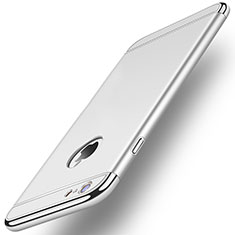 Apple iPhone 6S用ケース 高級感 手触り良い メタル兼プラスチック バンパー アップル シルバー