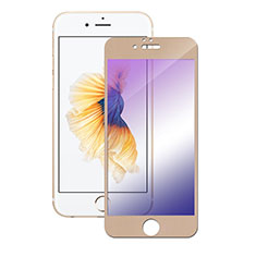 Apple iPhone 6S用強化ガラス フル液晶保護フィルム F05 アップル ゴールド