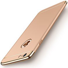 Apple iPhone 6S Plus用ケース 高級感 手触り良い メタル兼プラスチック バンパー M01 アップル ゴールド