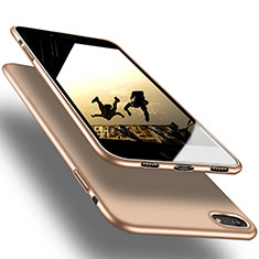 Apple iPhone 7用シリコンケース ソフトタッチラバー カバー アップル ゴールド