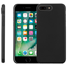 Apple iPhone 8 Plus用シリコンケース ソフトタッチラバー カバー T11 アップル ブラック