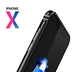 Apple iPhone Xs用バンパーケース Gel B02 アップル ブラック