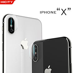 Apple iPhone Xs用強化ガラス カメラプロテクター カメラレンズ 保護ガラスフイルム F16 アップル クリア