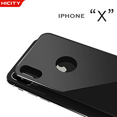 Apple iPhone Xs用強化ガラス 背面保護フィルム B01 アップル クリア