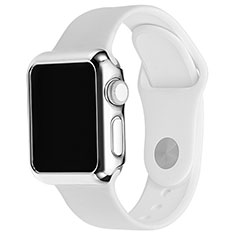 Apple iWatch 3 38mm用ケース 高級感 手触り良い アルミメタル 製の金属製 バンパー C03 アップル シルバー