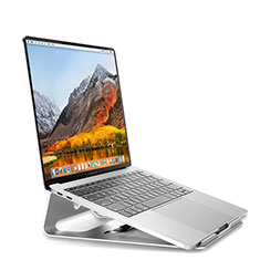 Apple MacBook Air 13 インチ (2020)用ノートブックホルダー ラップトップスタンド S04 アップル シルバー