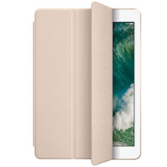 Apple New iPad 9.7 (2017)用手帳型 レザーケース スタンド L01 アップル ゴールド