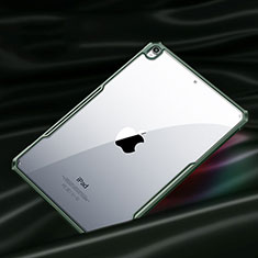Apple New iPad Air 10.9 (2020)用ハイブリットバンパーケース クリア透明 プラスチック 鏡面 カバー アップル モスグリー