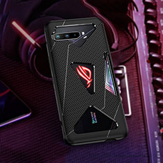 Asus ROG Phone 3用極薄ソフトケース シリコンケース 耐衝撃 全面保護 ZJ1 Asus ブラック