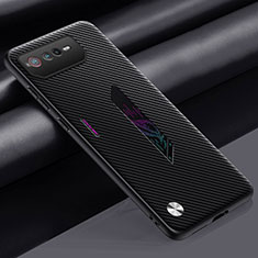 Asus ROG Phone 6用ケース 高級感 手触り良いレザー柄 S02 Asus ダークグレー