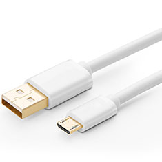 USB 2.0ケーブル 充電ケーブルAndroidユニバーサル A01 ホワイト