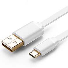Oppo F19s用USB 2.0ケーブル 充電ケーブルAndroidユニバーサル A09 ホワイト
