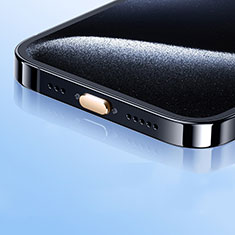 HTC Desire 21 Pro 5G用アンチ ダスト プラグ キャップ ストッパー USB-C Android Type-Cユニバーサル H01 ゴールド