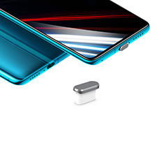 Samsung Galaxy S6 Edge+ Plus用アンチ ダスト プラグ キャップ ストッパー USB-C Android Type-Cユニバーサル H02 ダークグレー