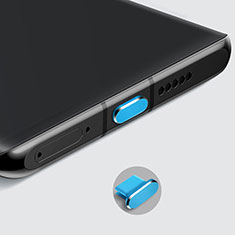 Oppo Reno5 Lite用アンチ ダスト プラグ キャップ ストッパー USB-C Android Type-Cユニバーサル H08 ネイビー