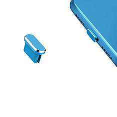 Sharp Aquos Sense4 Basic用アンチ ダスト プラグ キャップ ストッパー USB-C Android Type-Cユニバーサル H13 ネイビー