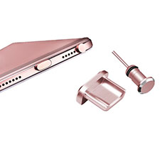 アンチ ダスト プラグ キャップ ストッパー USB-B Androidユニバーサル H01 ローズゴールド